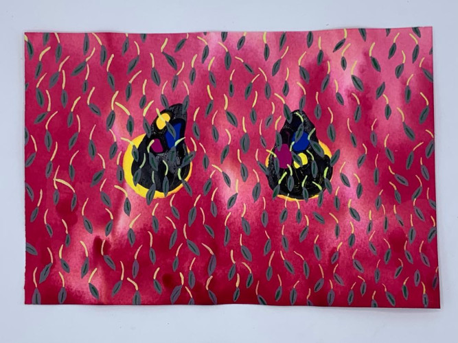 falling down and reaching up 